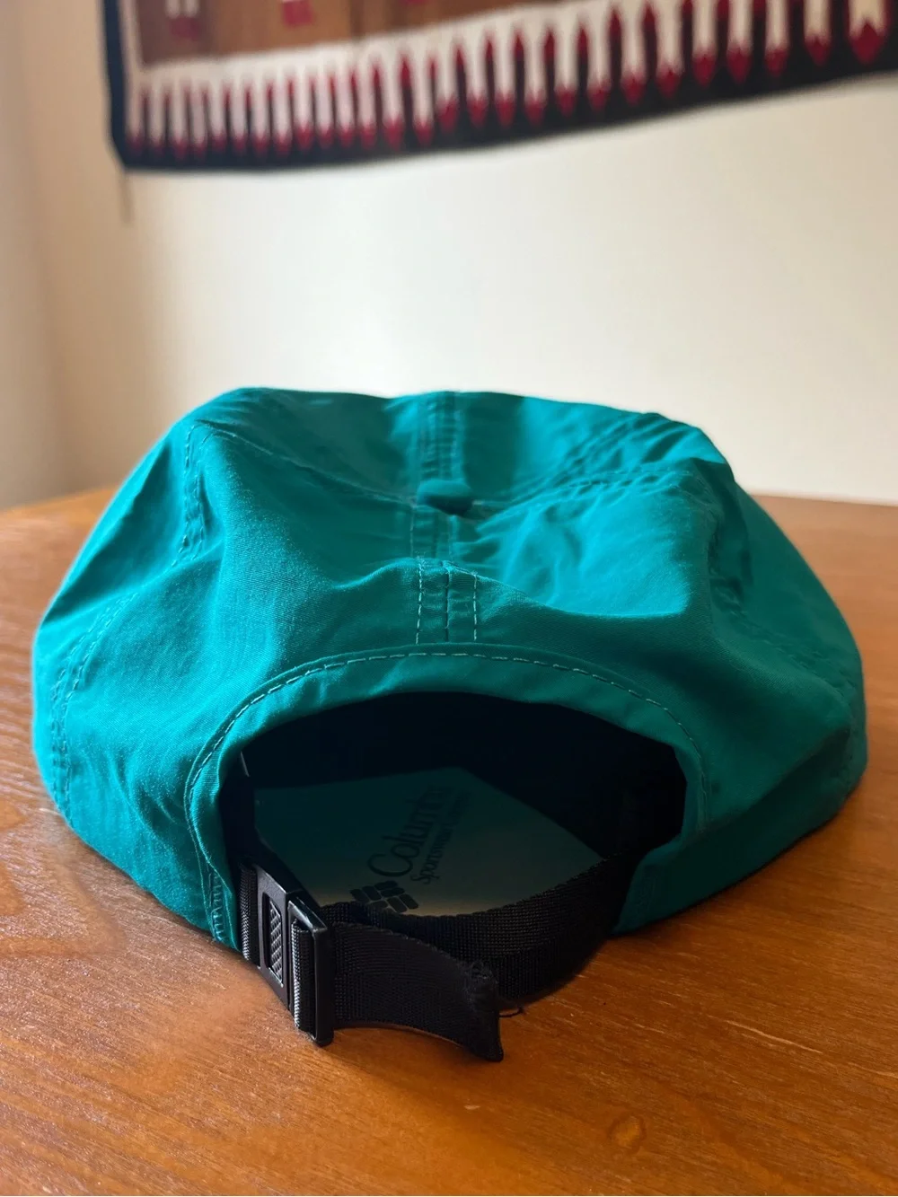 🧢 NWT Vintage Columbia Sportswear USA Willapa Bay OSFA Nylon Camp Hat Jade Green
